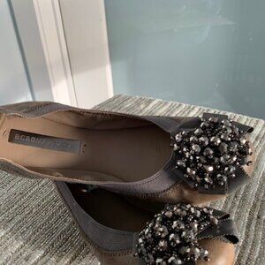 BCBGMaxAzria Ballet Flats, Size 7, Color: Taupe/Beige